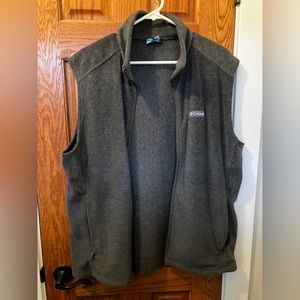 Columbia Gray Fleece Vest